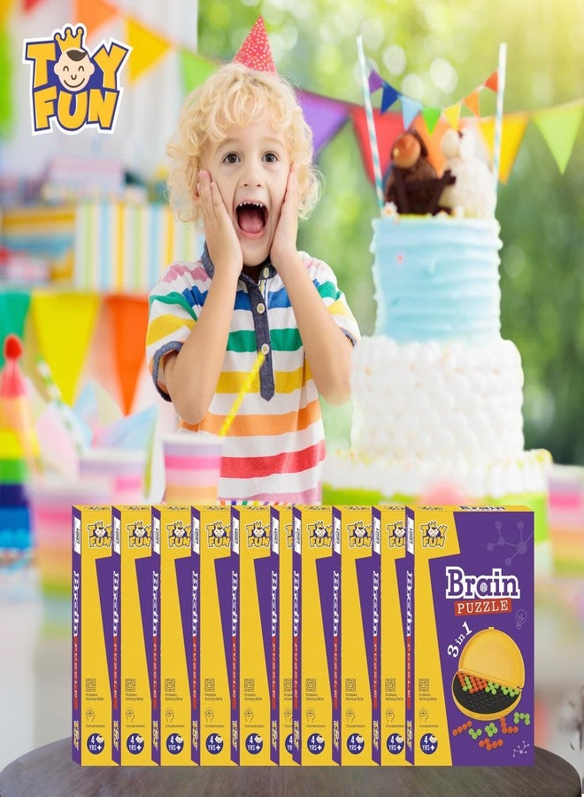 TOY FUN TOYFUN Return Gifts for Kids - Pack of 10 - Brain Puzzle for Kids 7 to 10 Years - Image 4